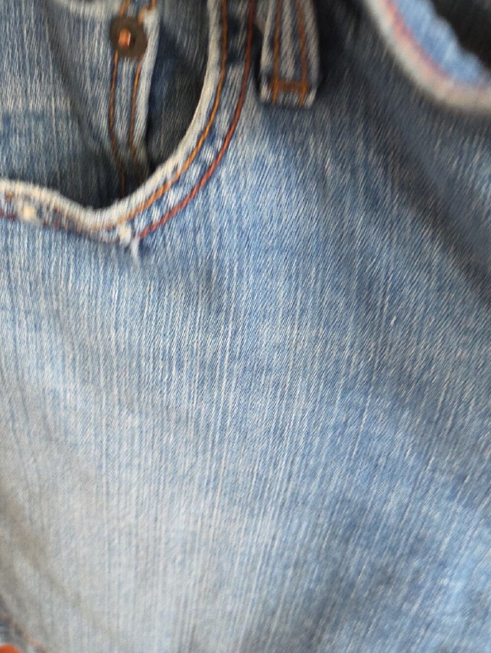 Levi's Blue Denim Jean Shorts - Picture 5 of 5